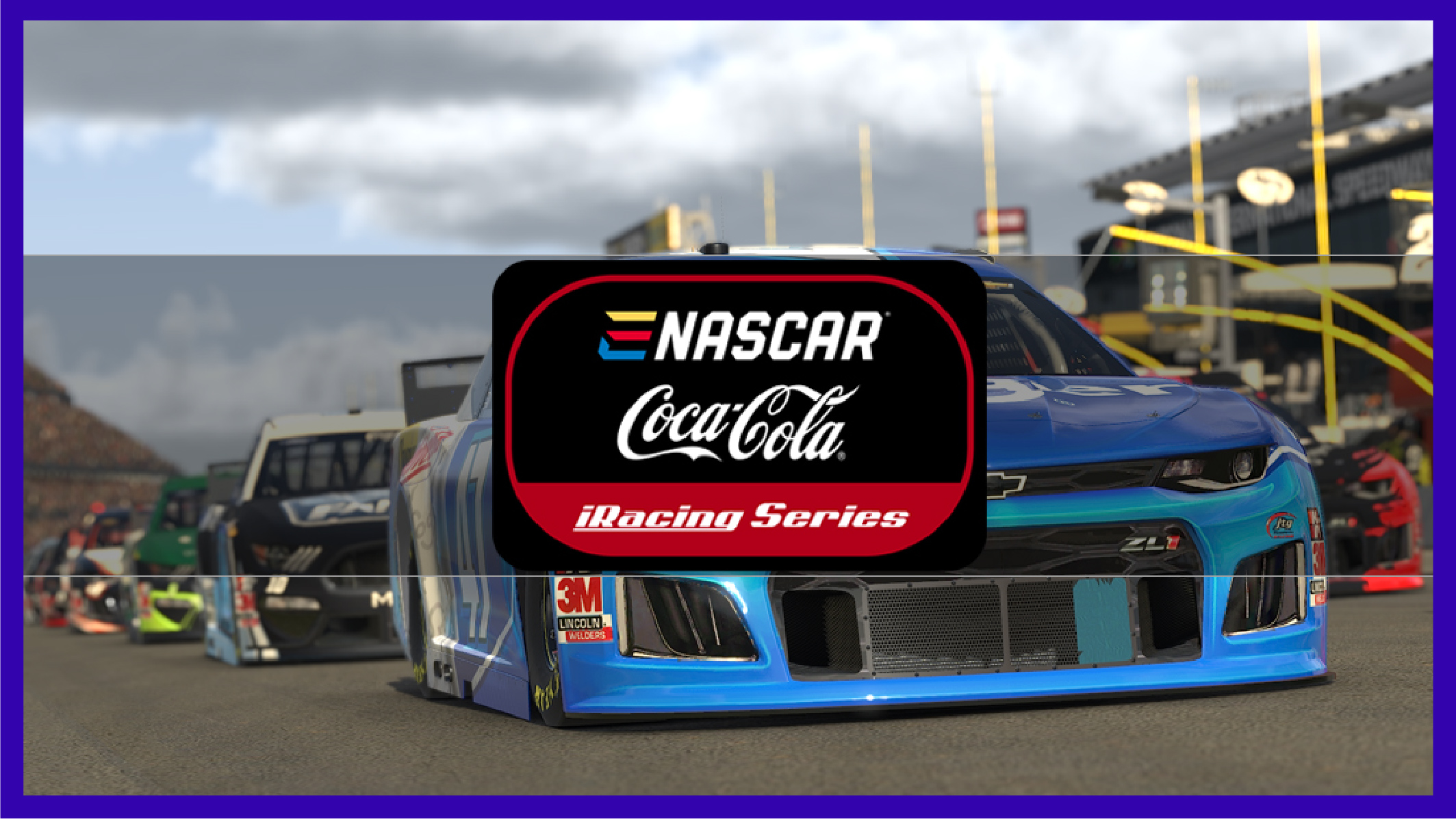 Coca cola sponsored Nascar Iracing series