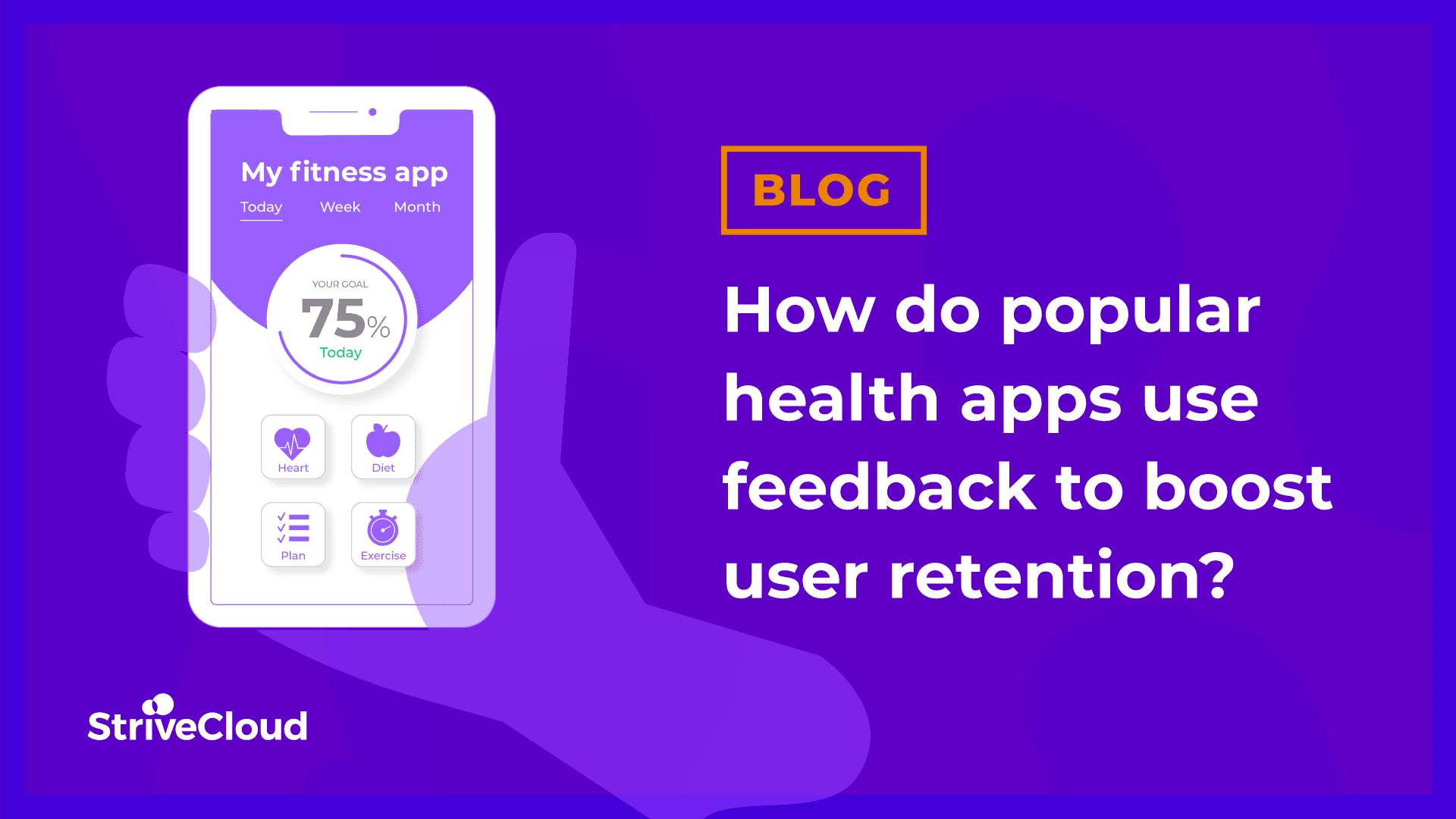 How do popular health apps use feedback to boost user retention?