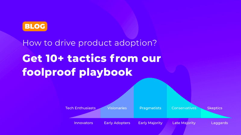 How to drive product adoption? Get 10+ tactics from our foolproof playbook