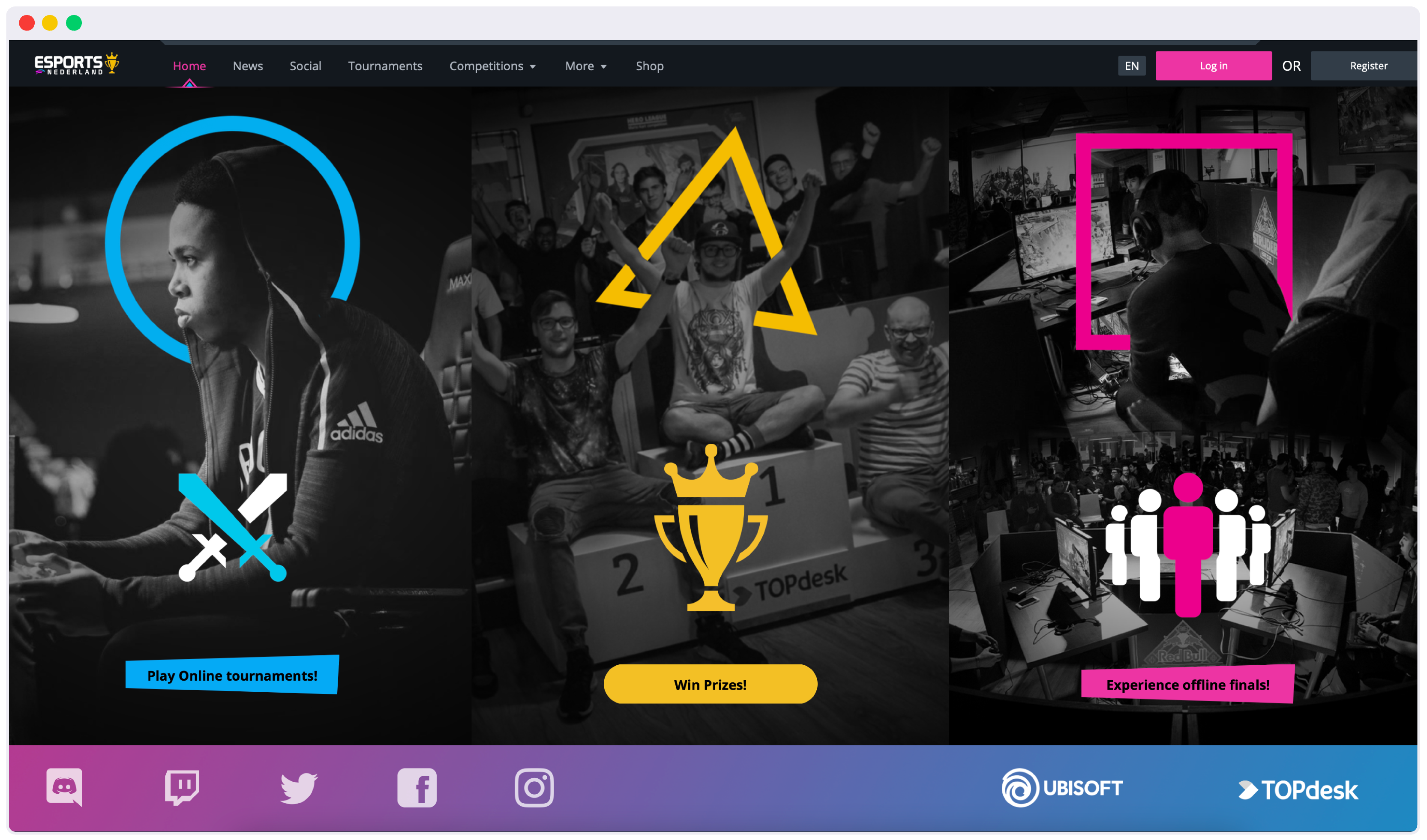 Esports Nederlands Online Tournament Platform