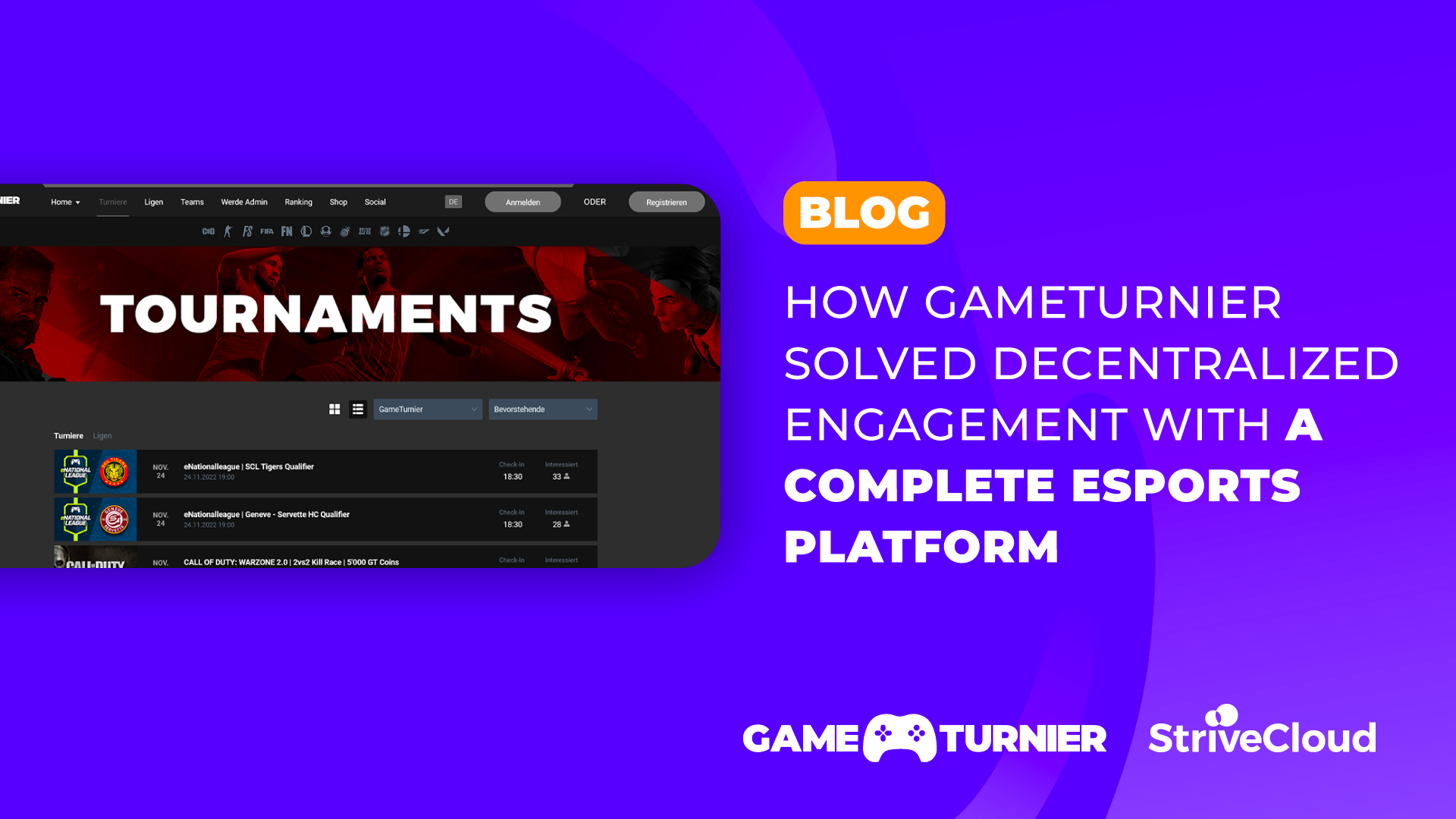 How GameTurnier solved decentralized engagement with a complete esports platform